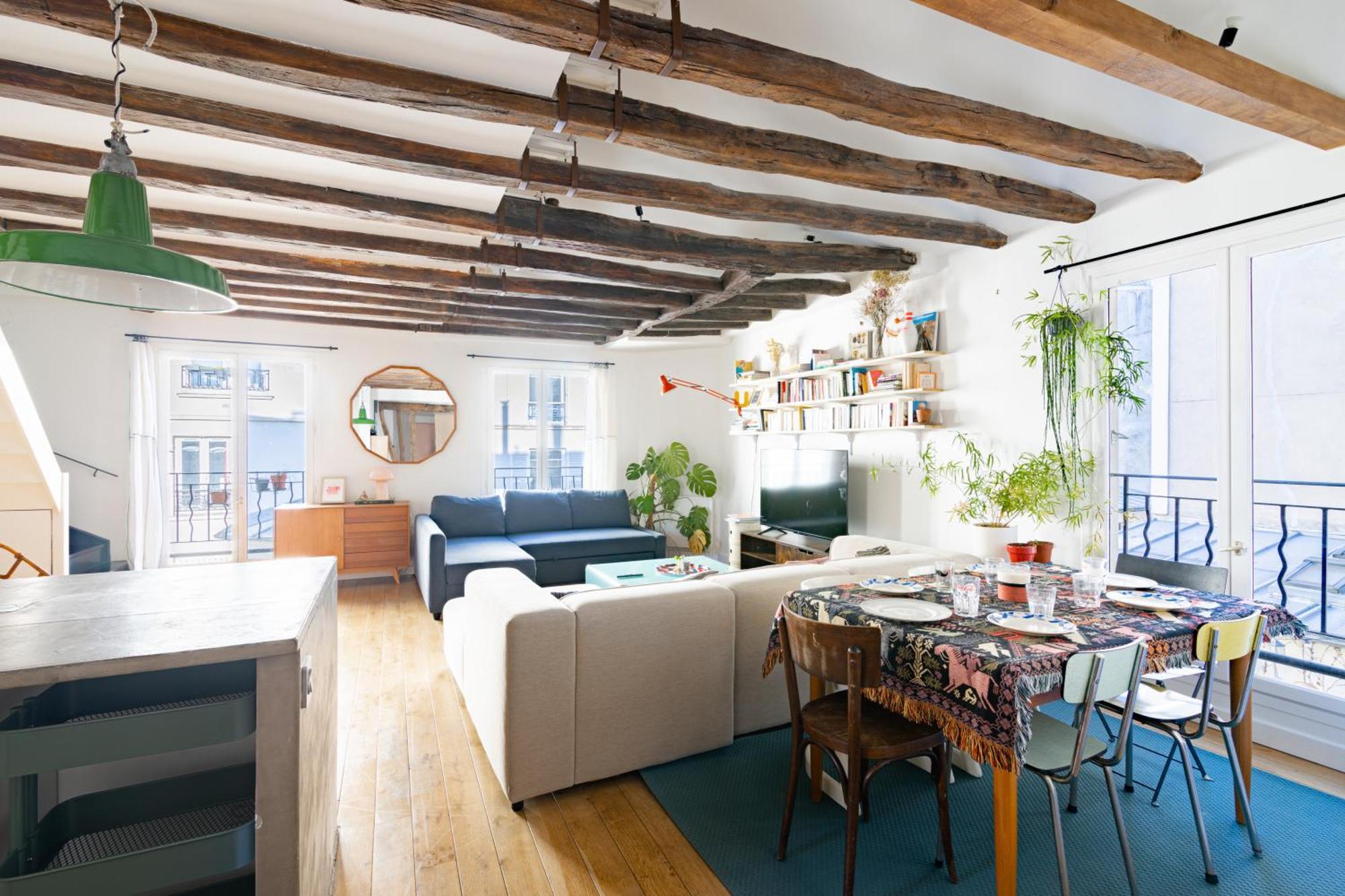 פריז Luxurious 2 Bedroom Canal Saint Martin Saint Lazare מראה חיצוני תמונה