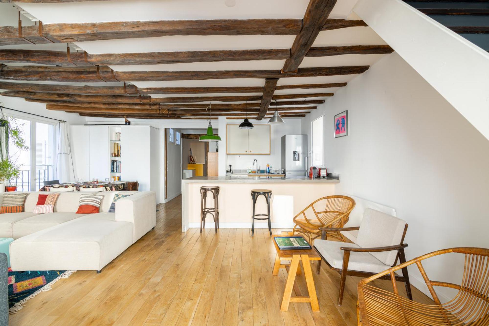 פריז Luxurious 2 Bedroom Canal Saint Martin Saint Lazare מראה חיצוני תמונה