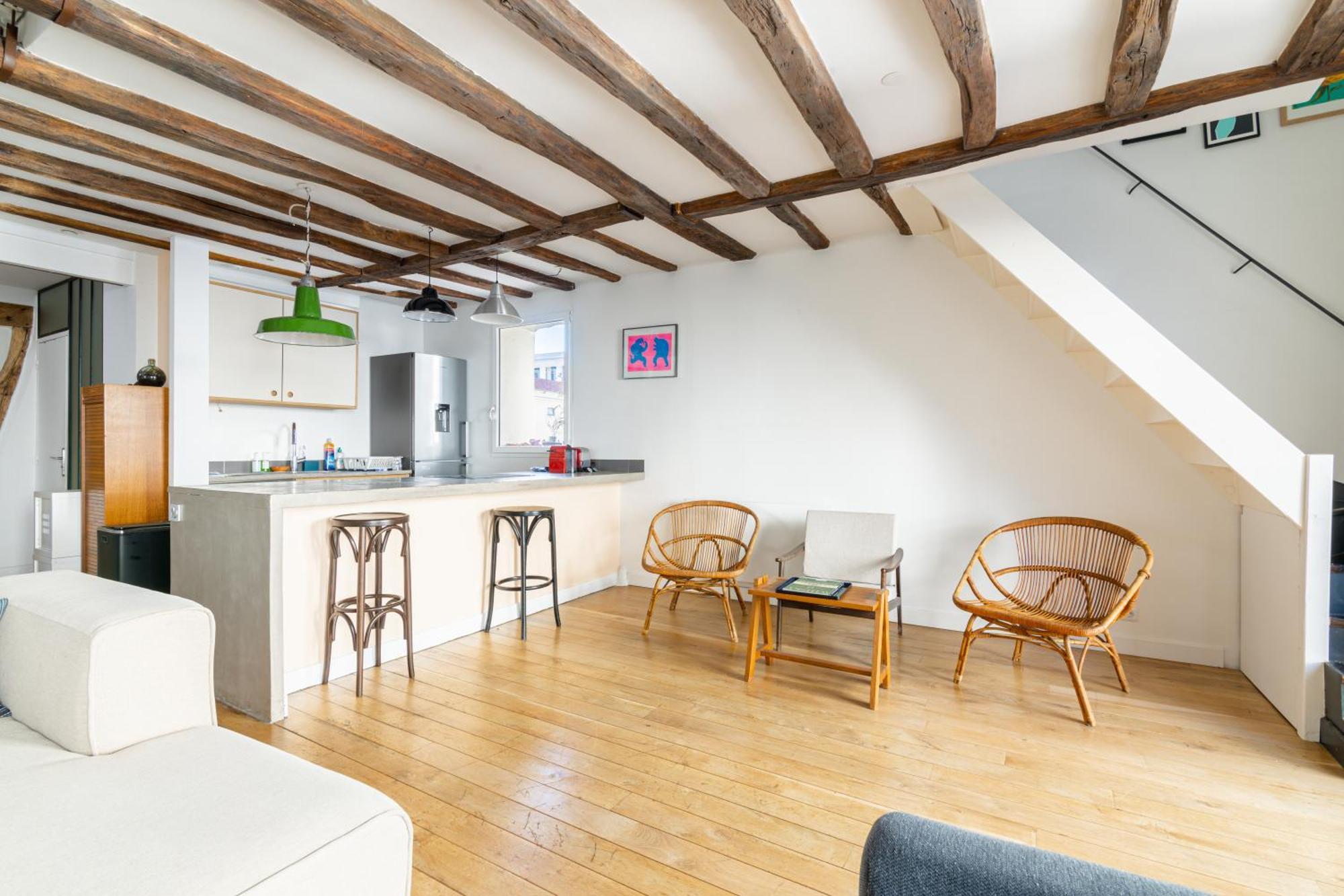 פריז Luxurious 2 Bedroom Canal Saint Martin Saint Lazare מראה חיצוני תמונה