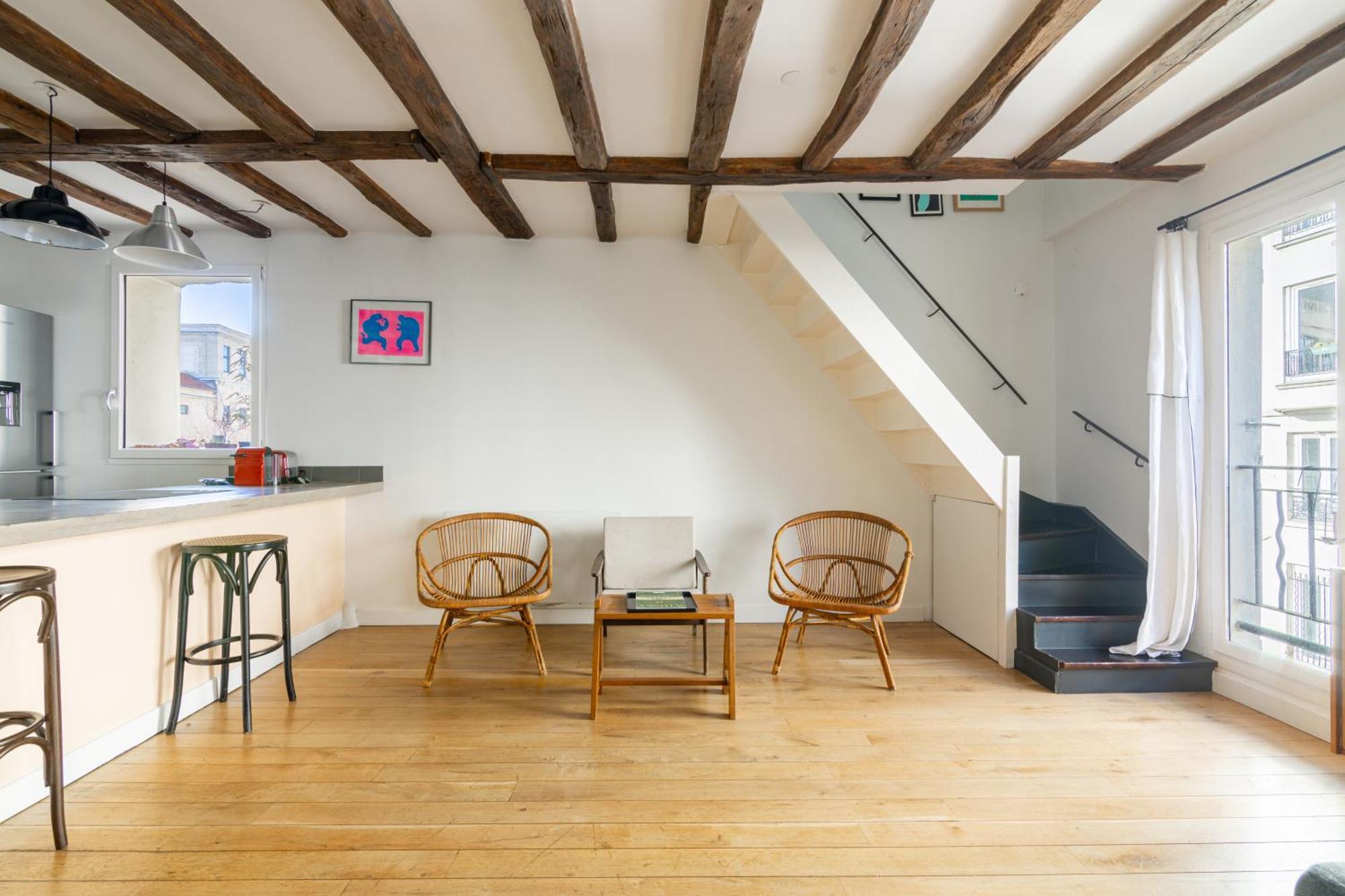 פריז Luxurious 2 Bedroom Canal Saint Martin Saint Lazare מראה חיצוני תמונה