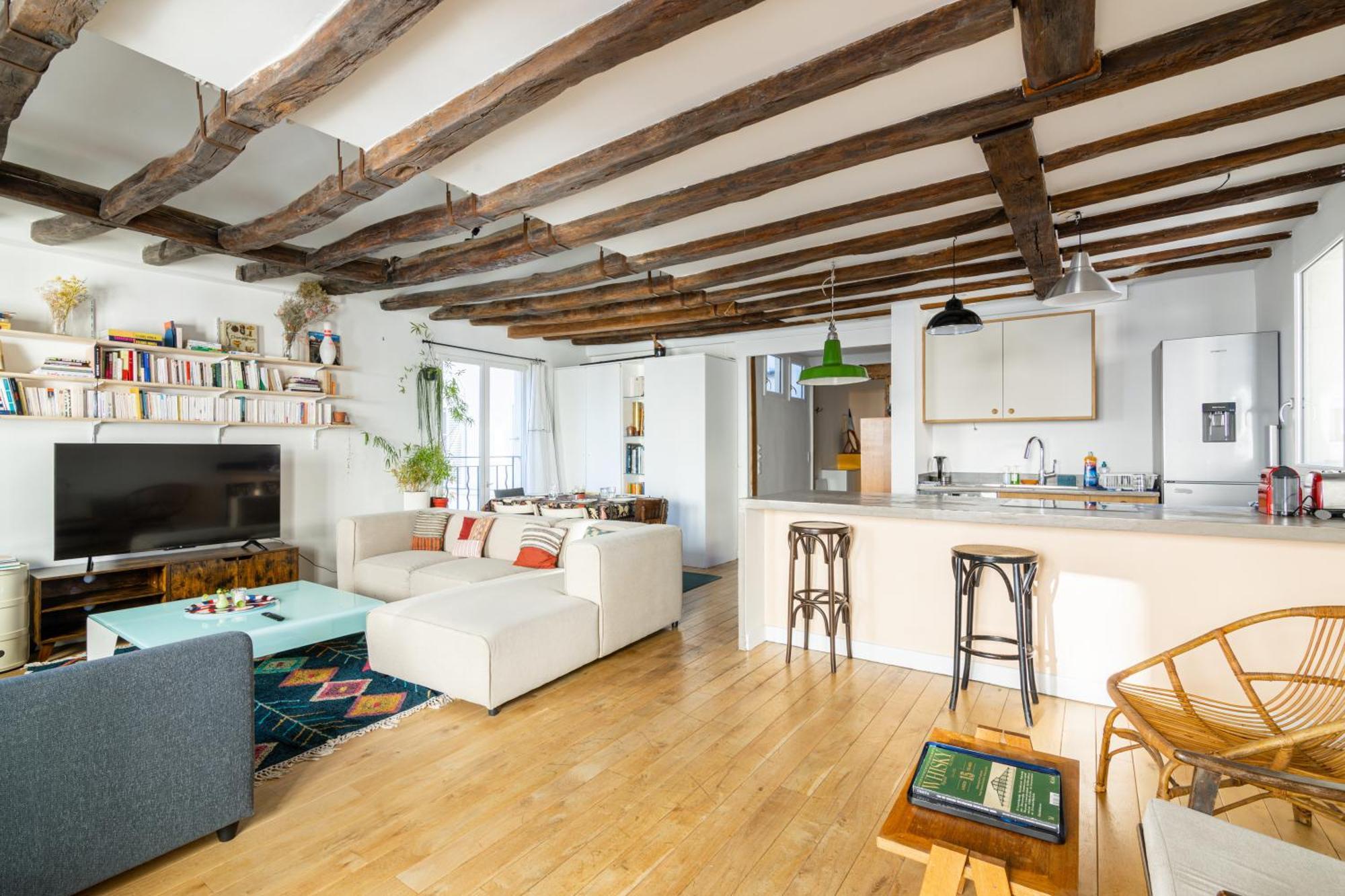 פריז Luxurious 2 Bedroom Canal Saint Martin Saint Lazare מראה חיצוני תמונה